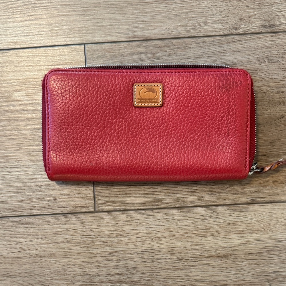Dooney & Bourke Red Leather Wallet